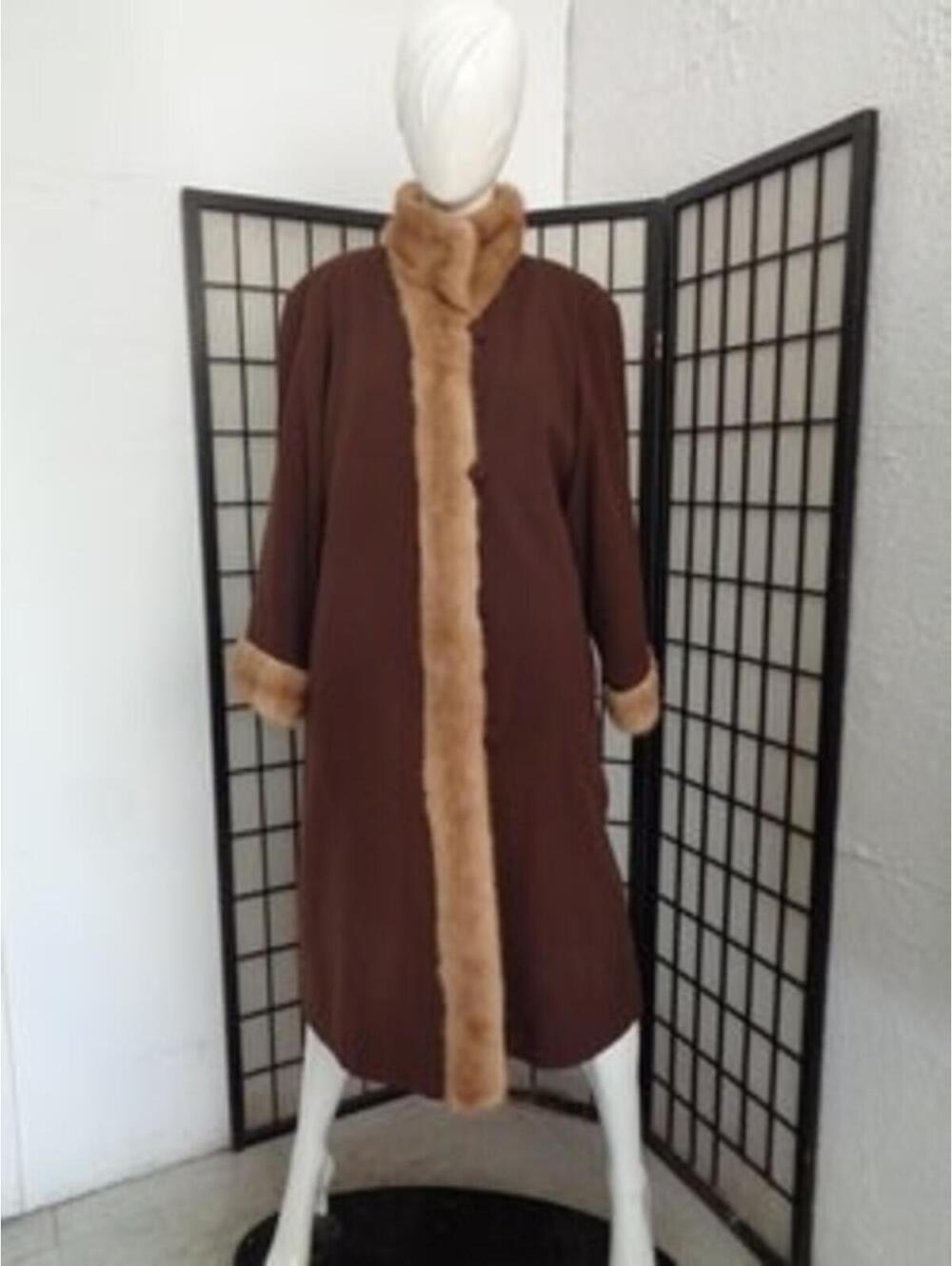 Refurbished New Sheared Mink Fur Reversible Coat Jacket Women Woman Size 8-10 M